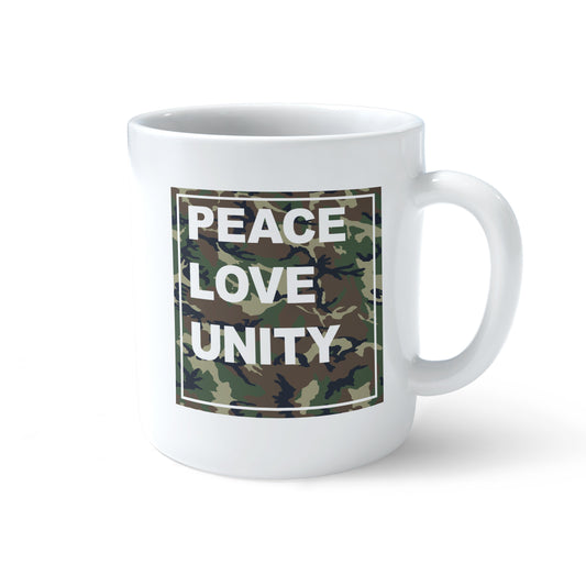 Peace, Love & Unity Mug