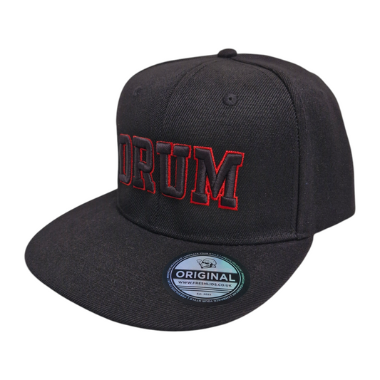 Drum Snapback - Black / Red