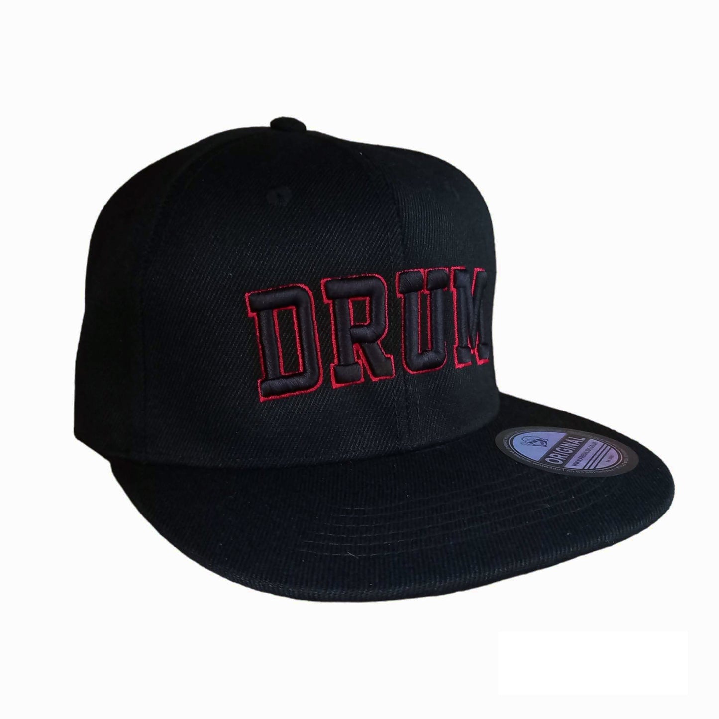 Drum Snapback - Black / Red