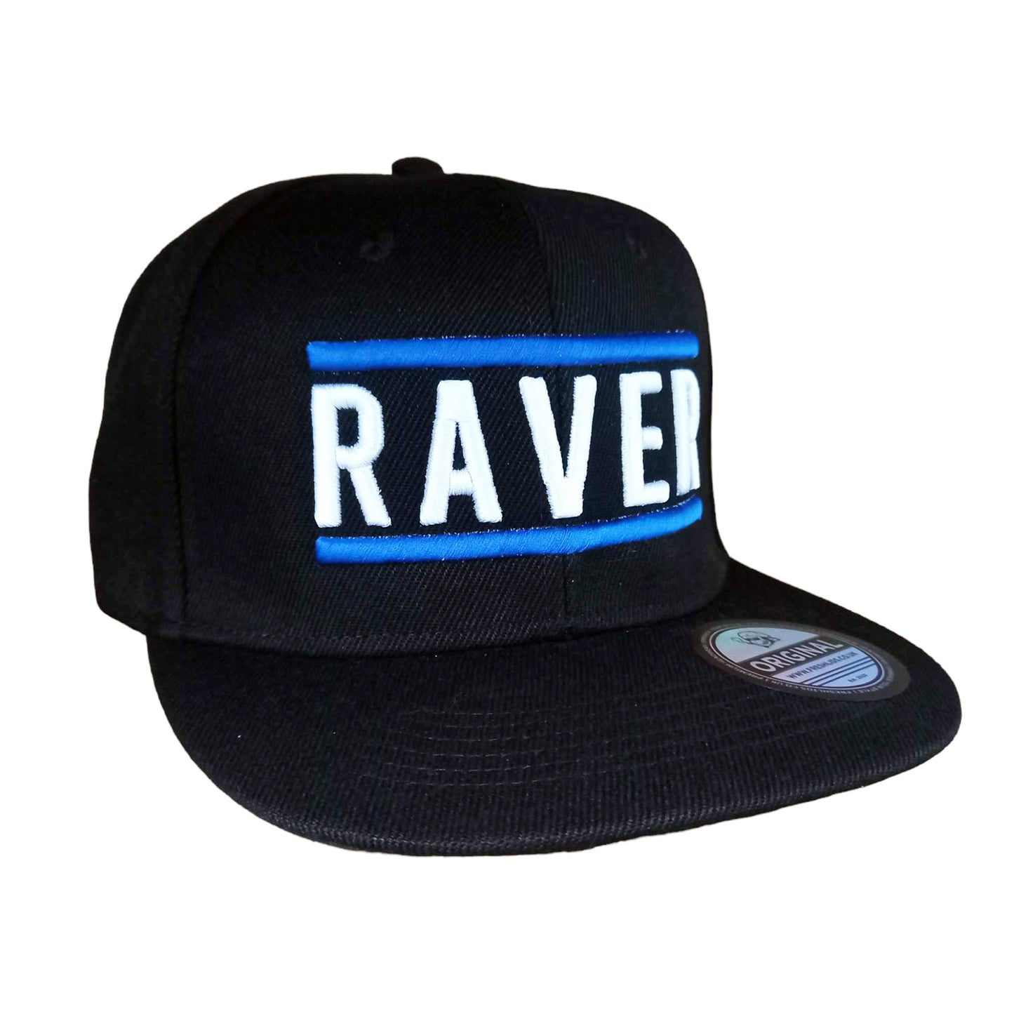 Raver Snapback - Blue Line