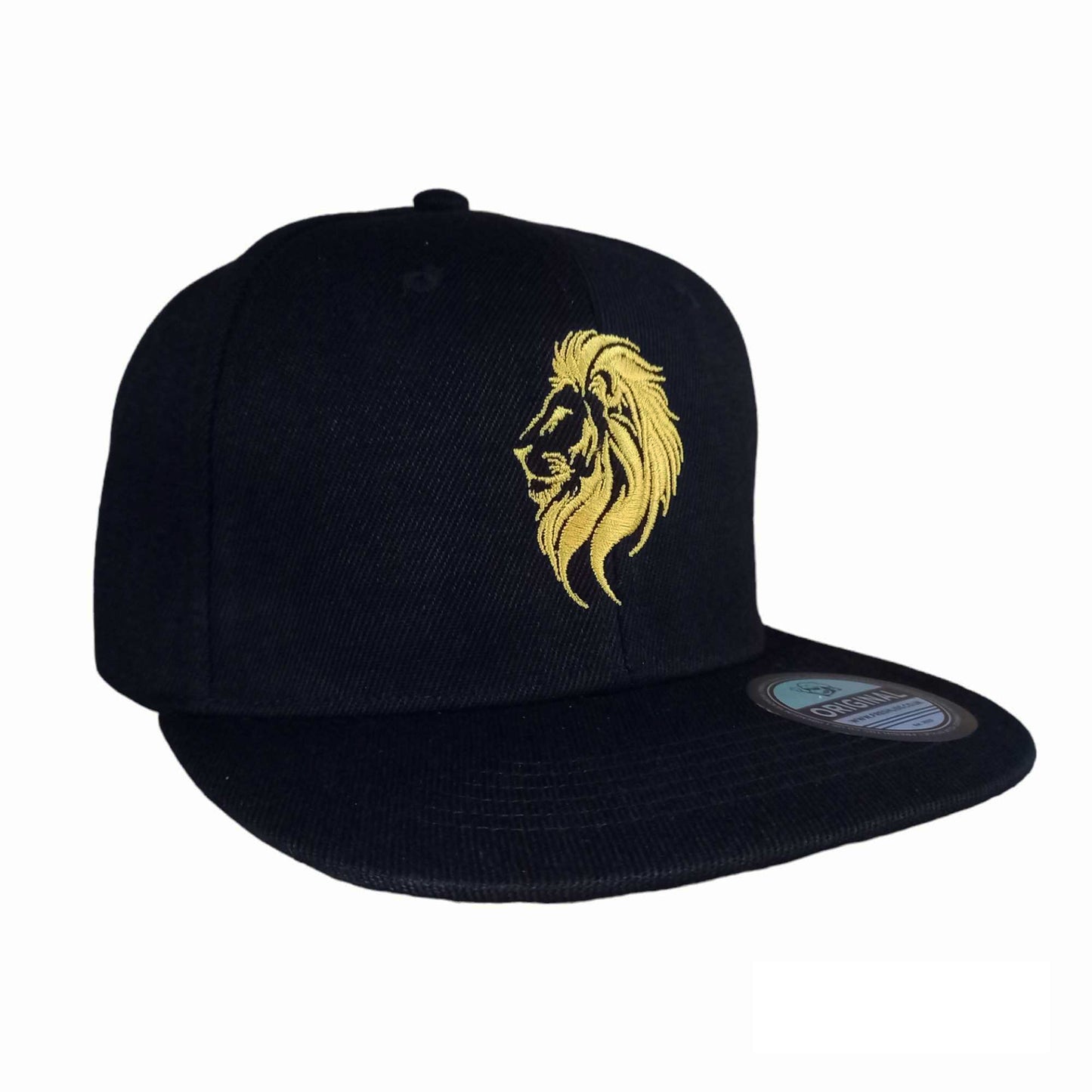 Lion Head Snapback - Gold