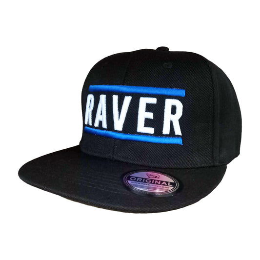 Raver Snapback - Blue Line