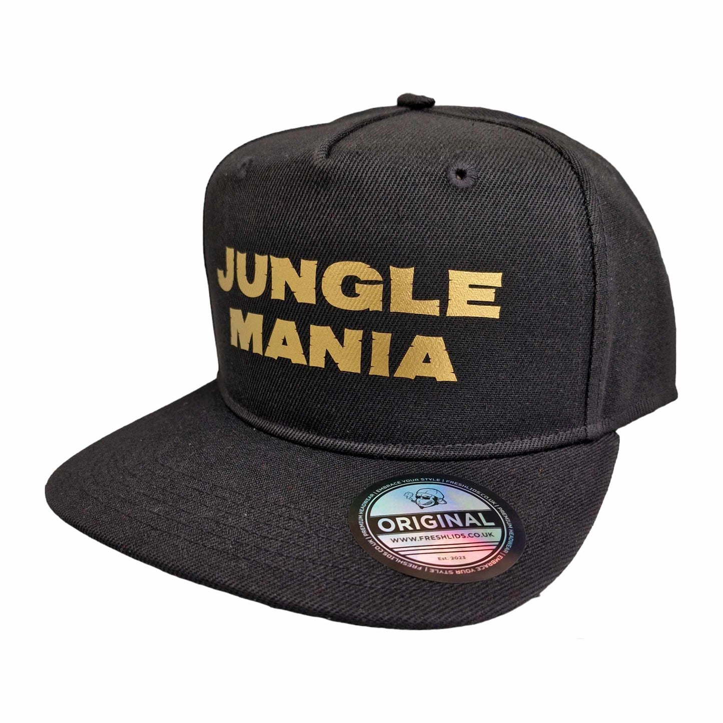 Jungle Mania Snapback - Black / Gold