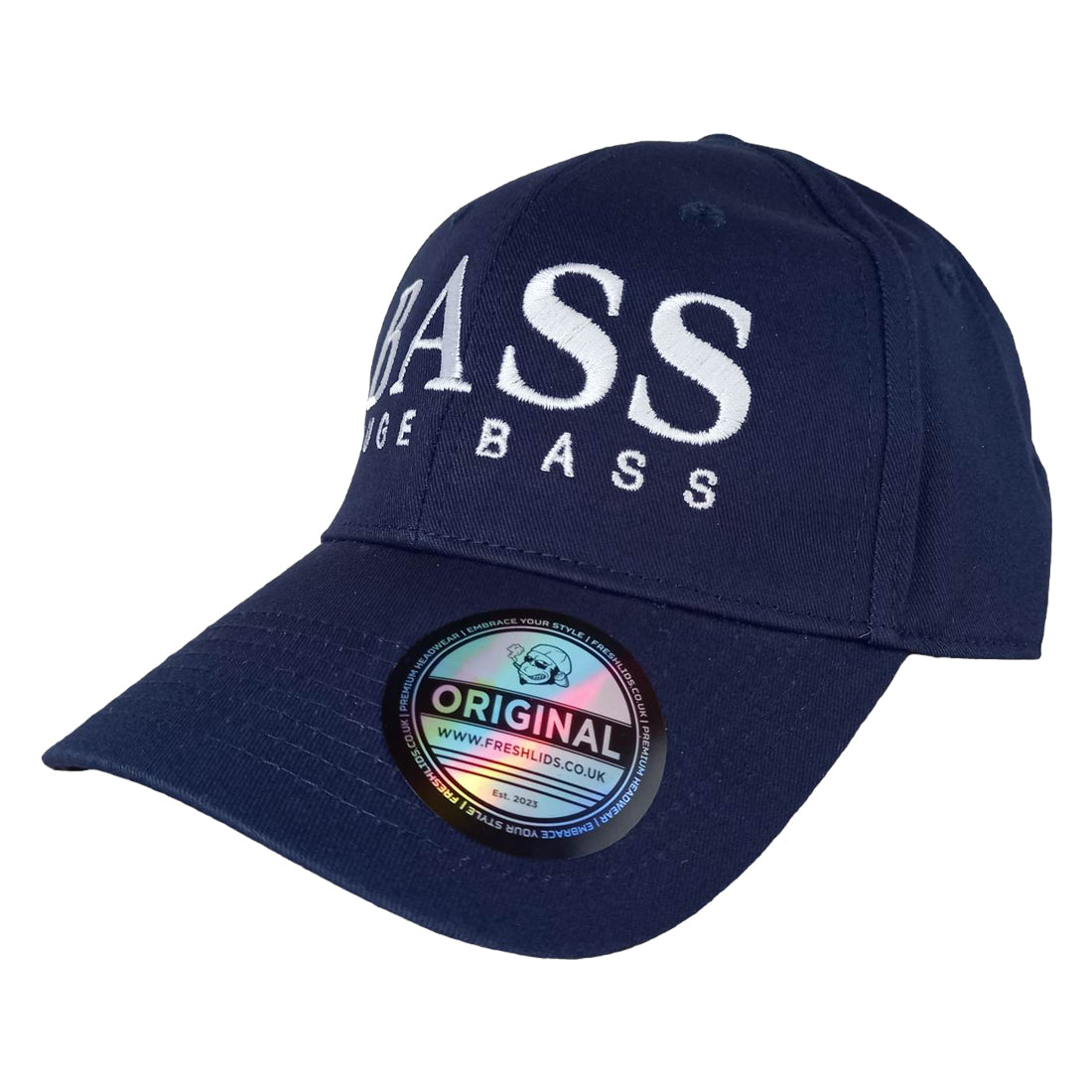 Huge Bass Baseball Cap - Navy