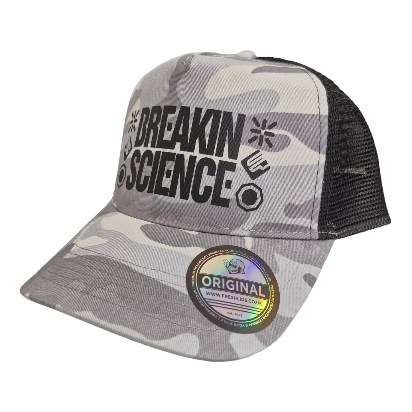 Breakin Science Trucker - Arctic Camo