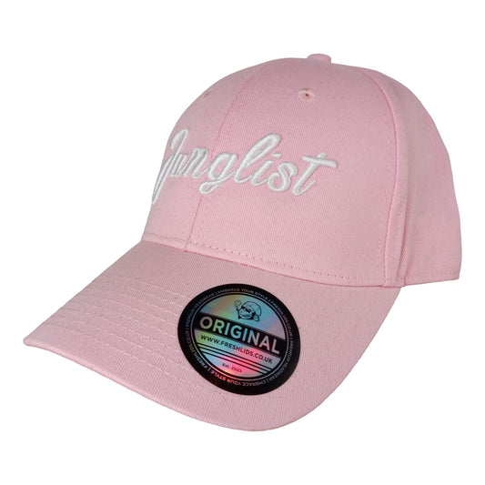 Junglist Script Baseball Cap - Pink